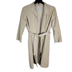 Ultra Suede Womens Size 10 Lightweight Leather Suede Cream 90s Vintage Jacket